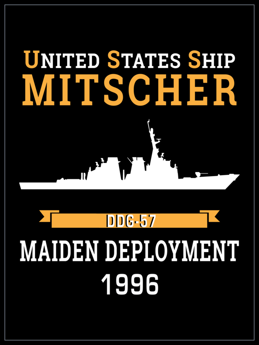 USS Mitscher DDG-57 1996 cruise design