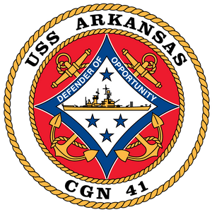 USS Arkansas crest