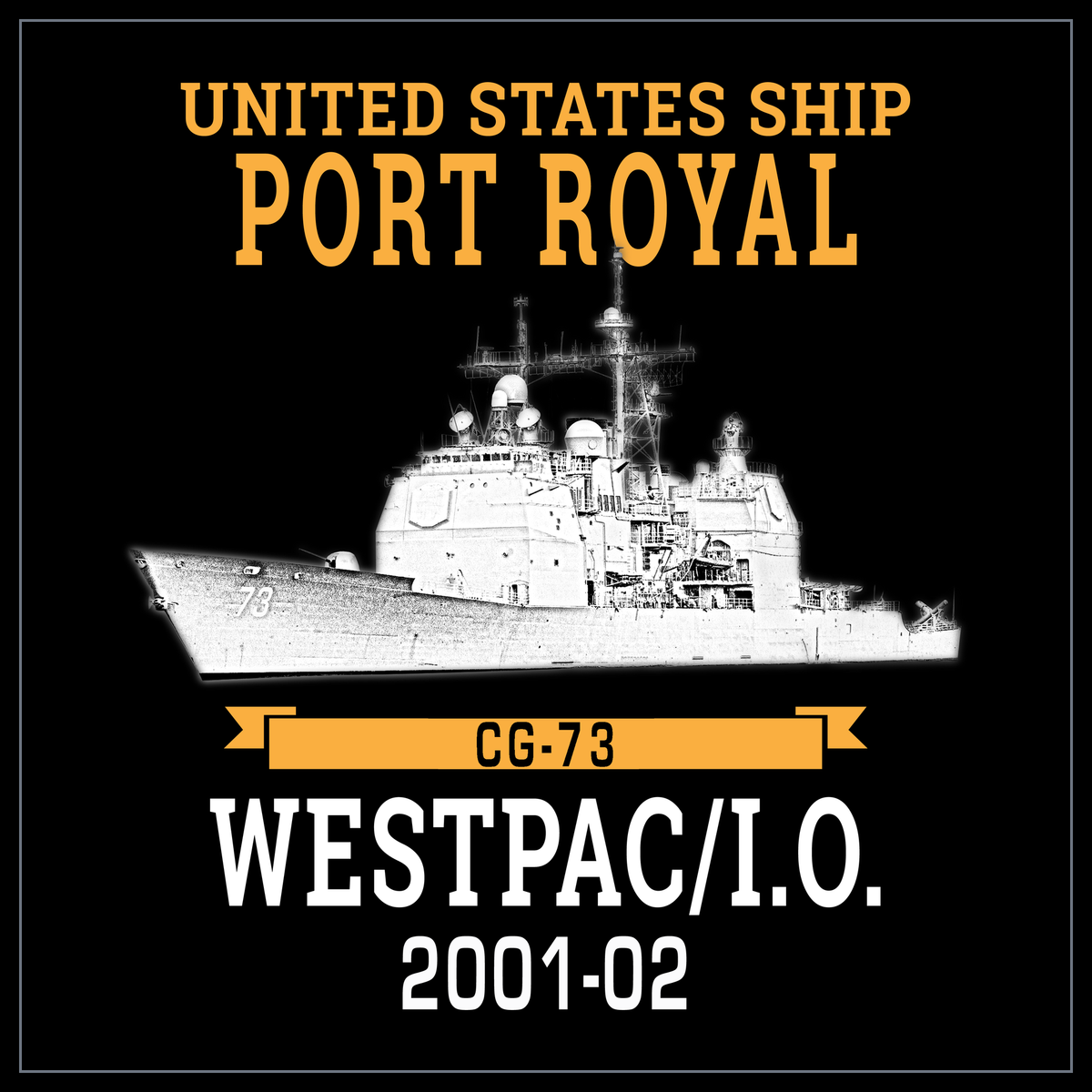 USS Port Royal CG-73 2001-02 cruise design
