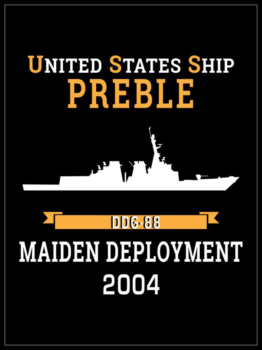 USS Preble DDG-88 2004 cruise design