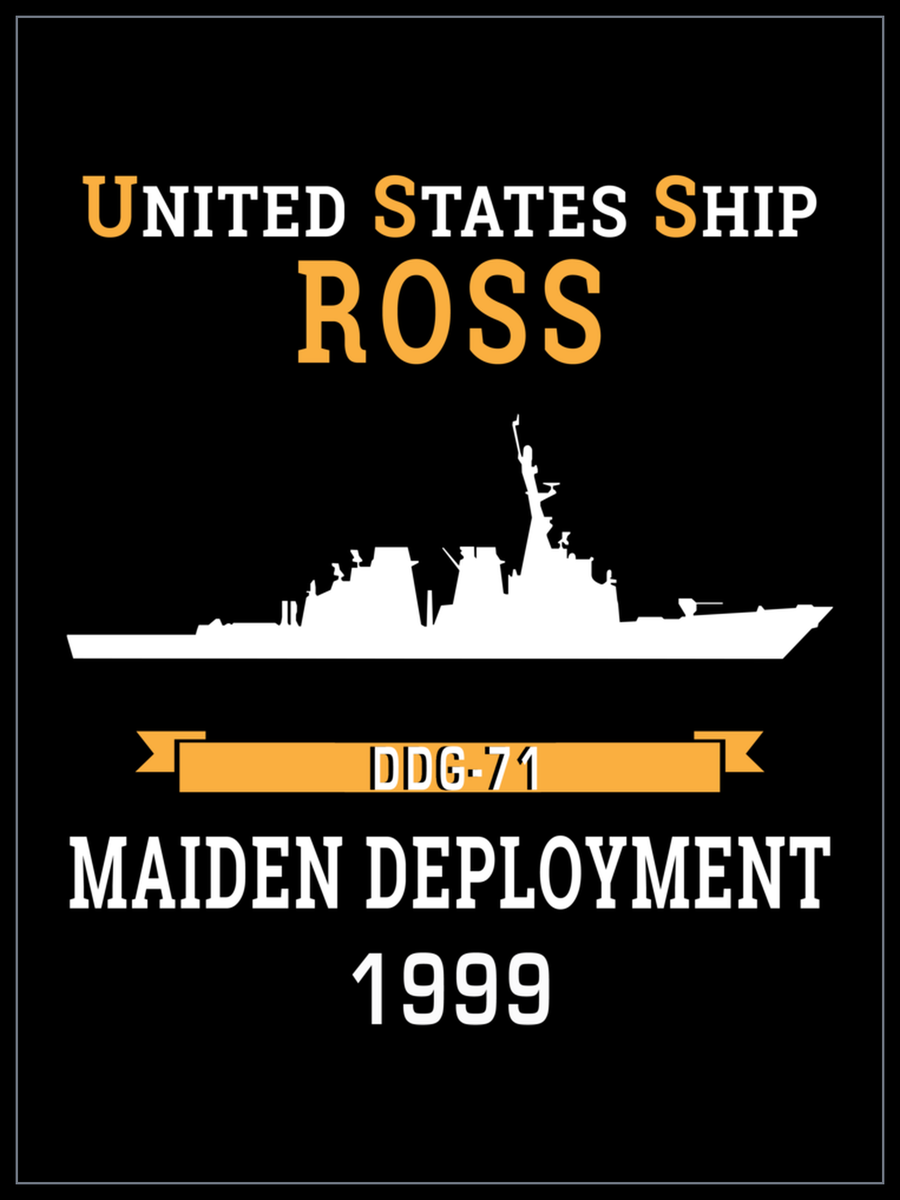 USS Ross DDG-71 1999 cruise design