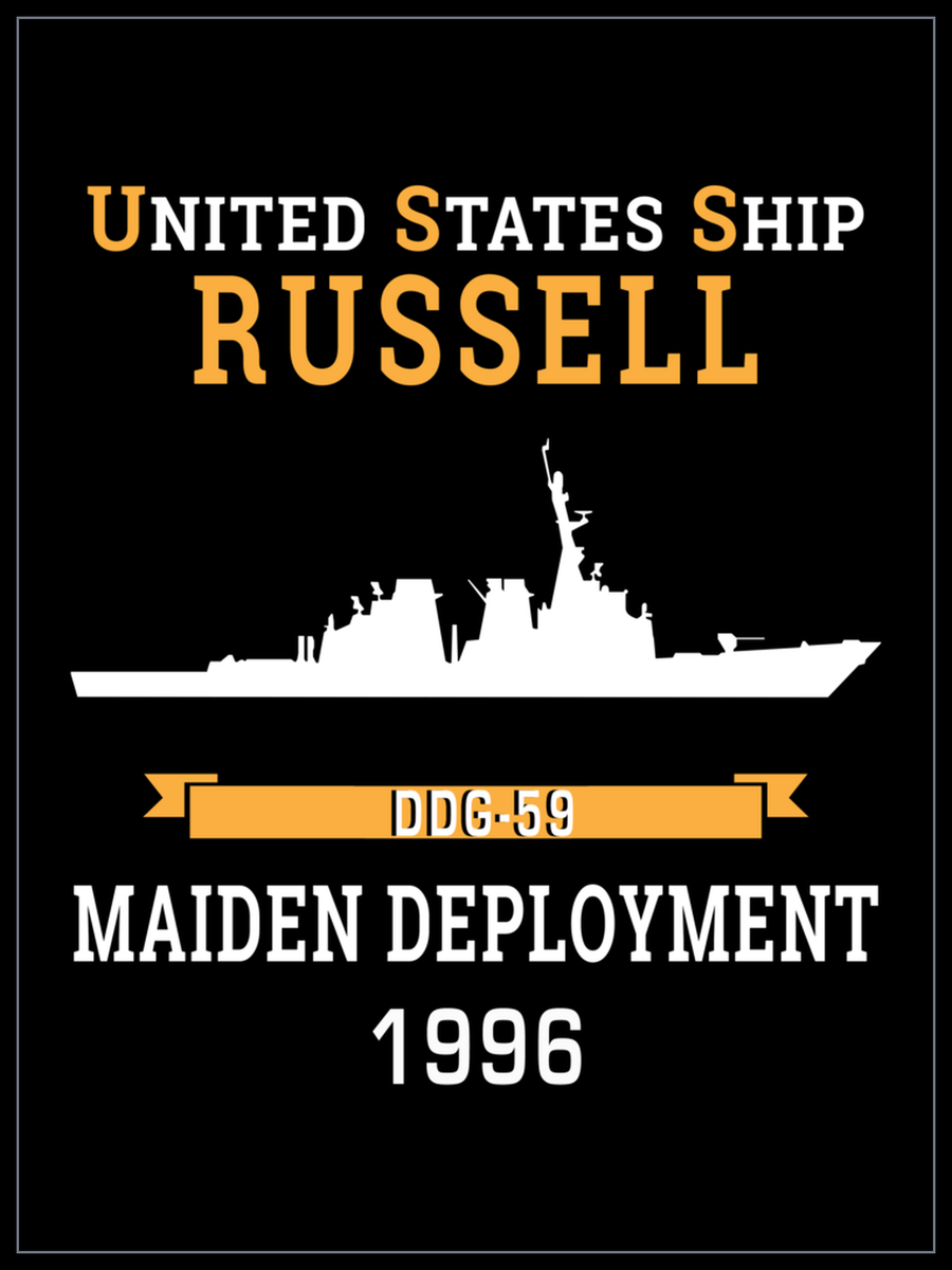 USS Russell DDG-59 1996 cruise design