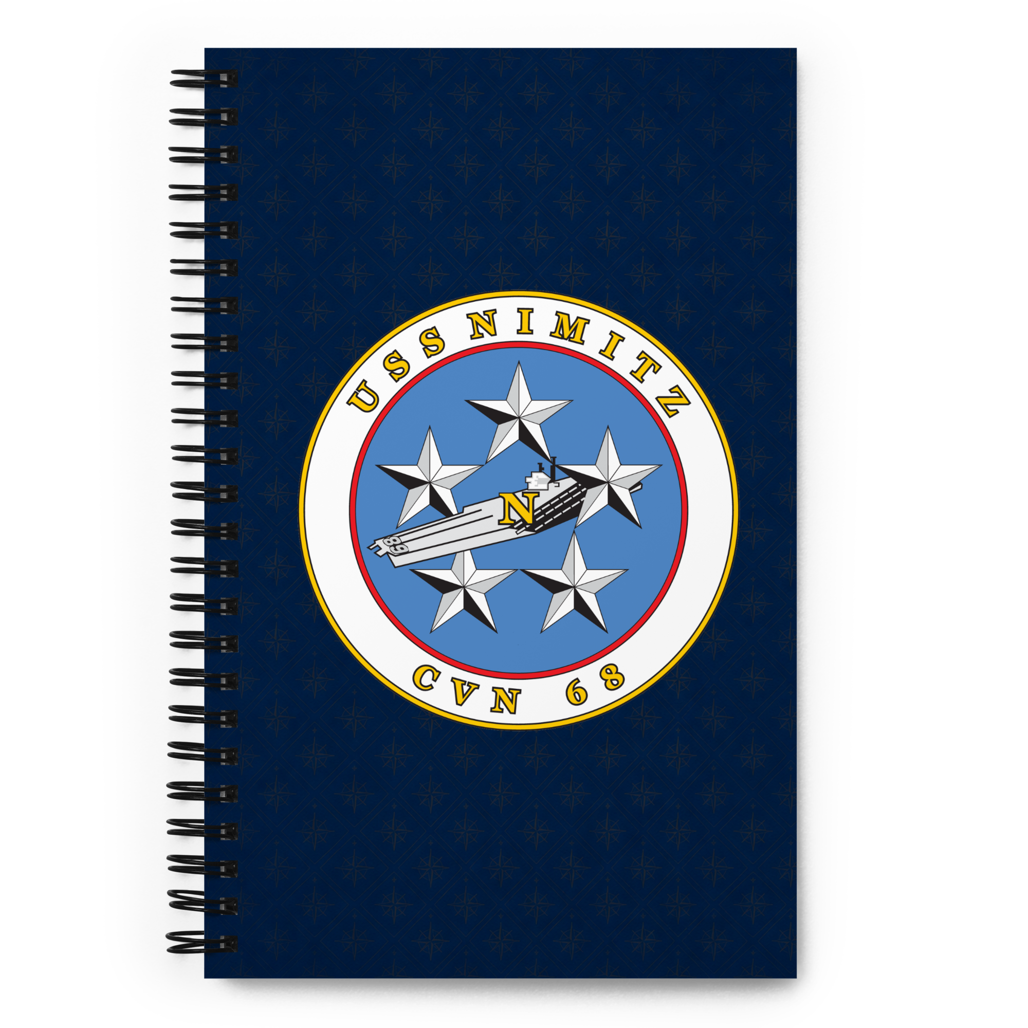 Ship's crest spiral notebook