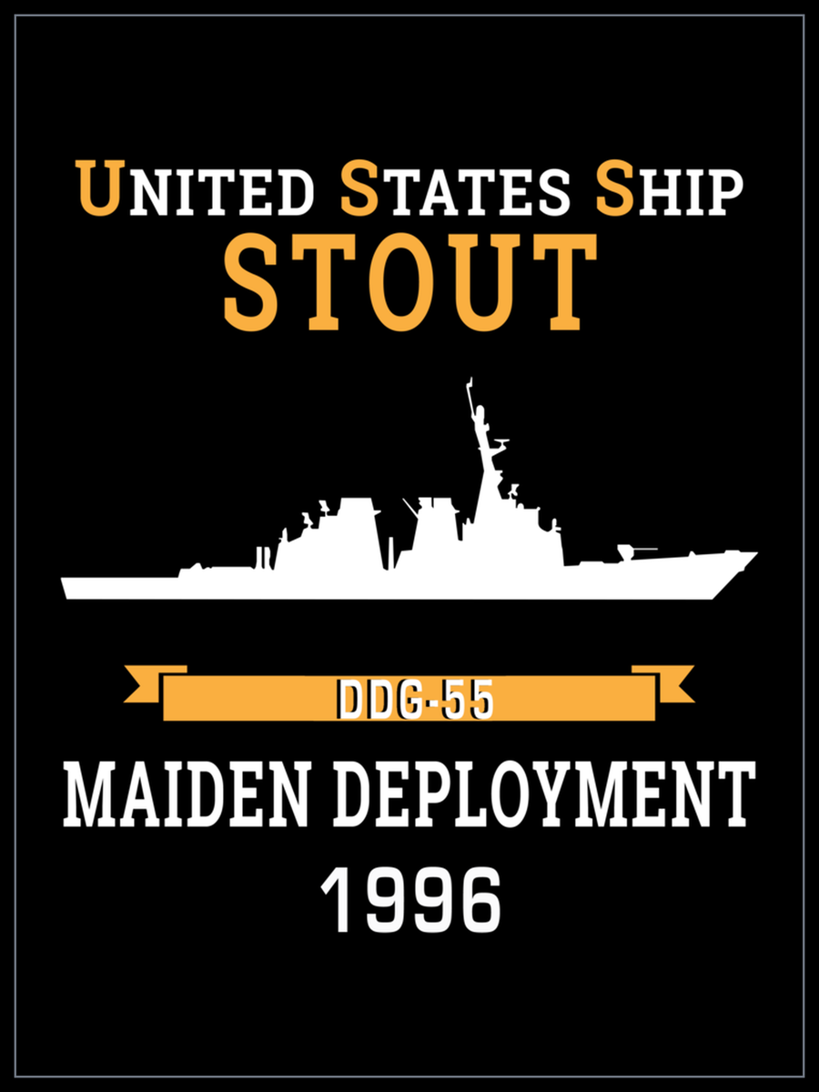 USS Stout DDG-55 1996 cruise design