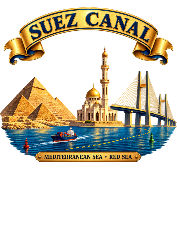 Suez Canal (Landmark Collage)