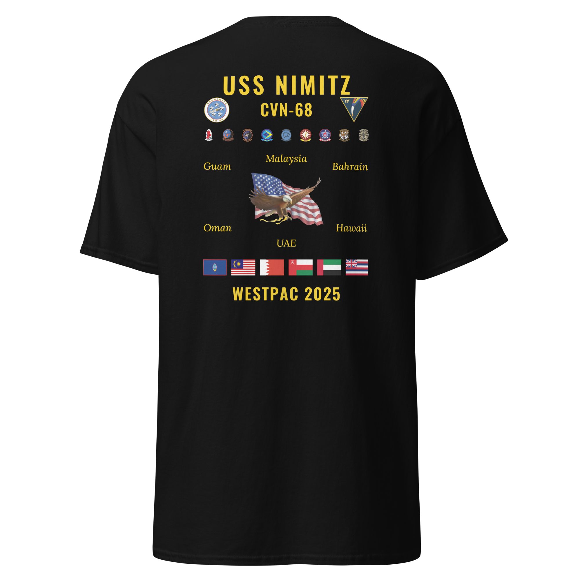 USS Nimitz (CVN-68) 2025 final deployment cruise design