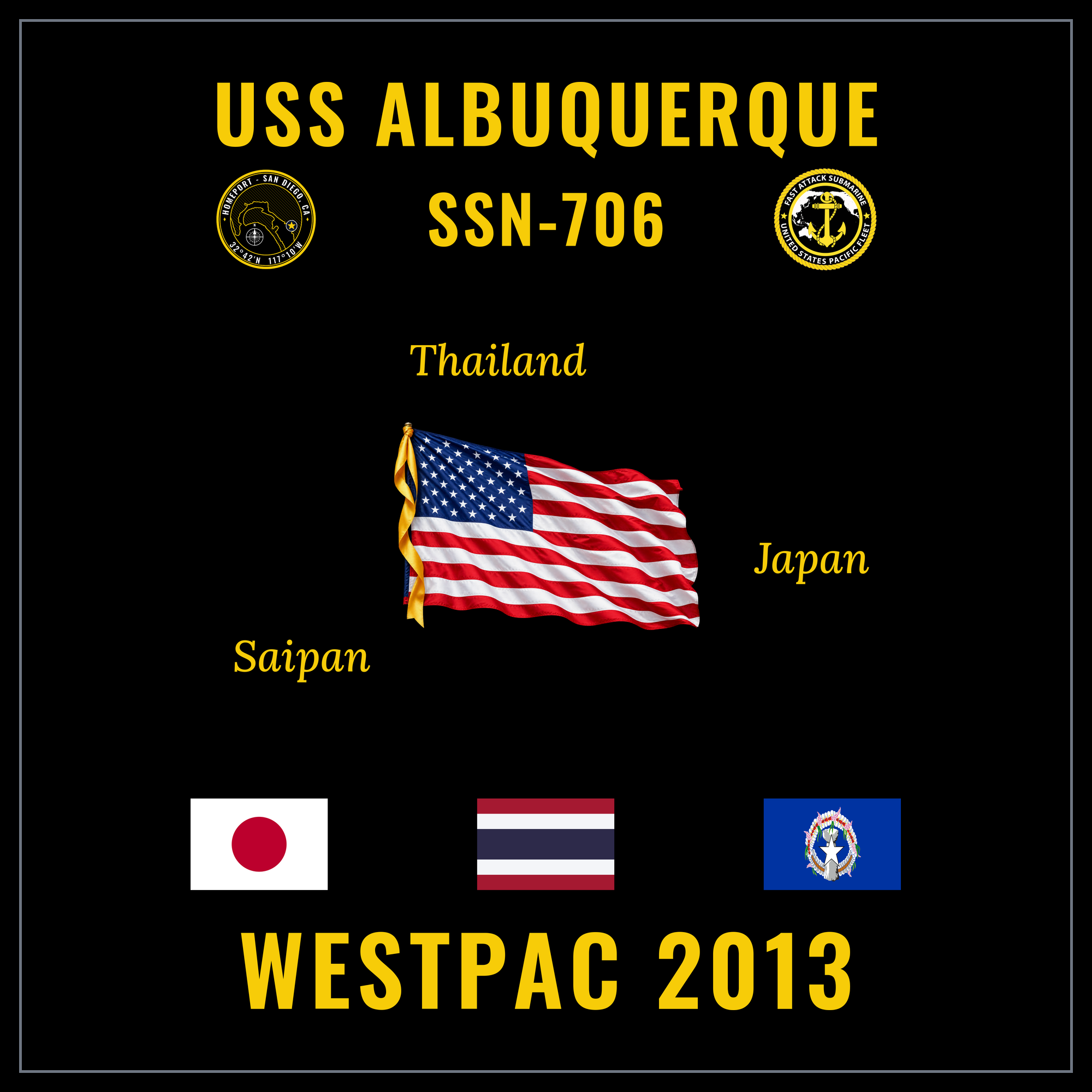 USS Albuquerque (SSN-706) 2013
