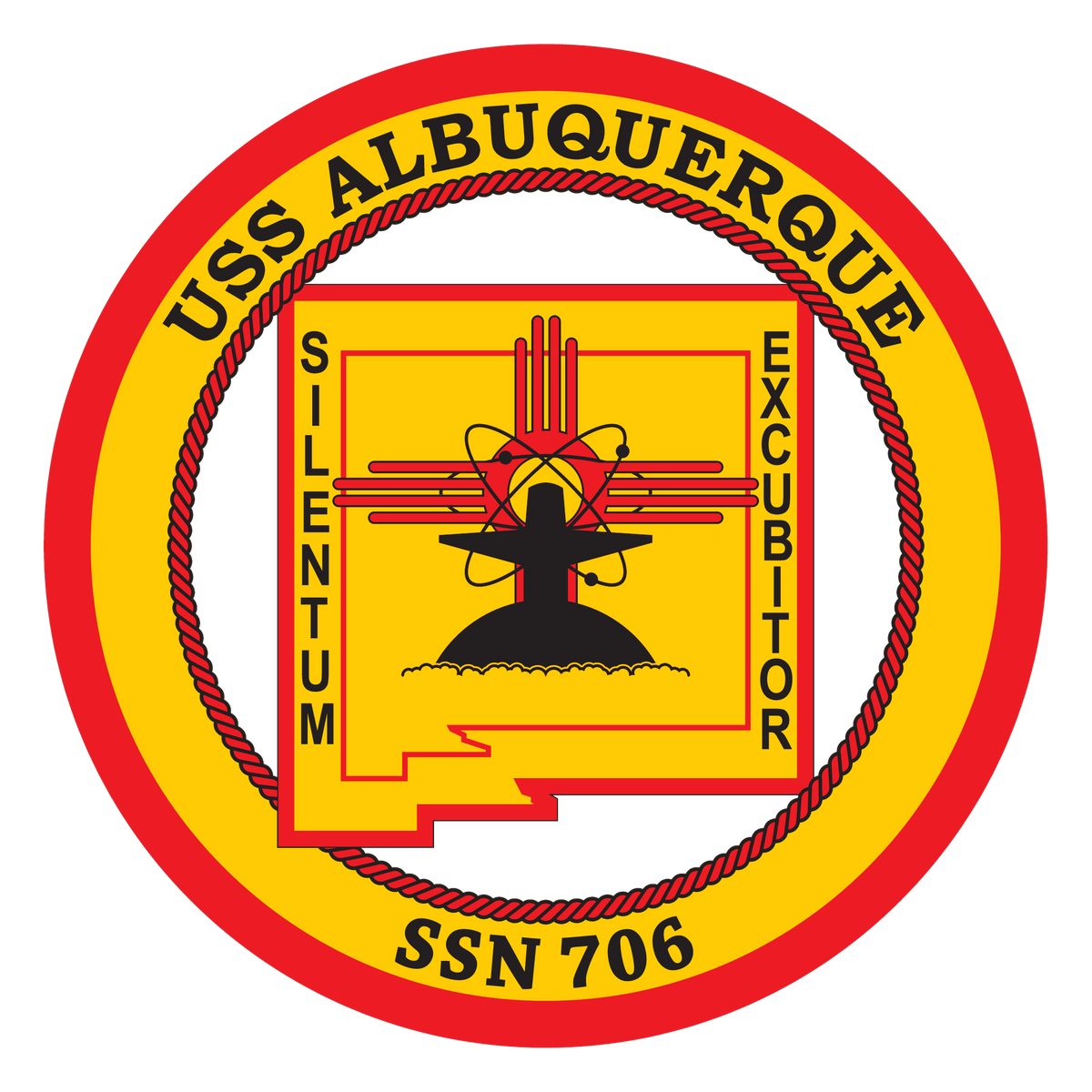 USS Albuquerque (SSN-706) ship's crest
