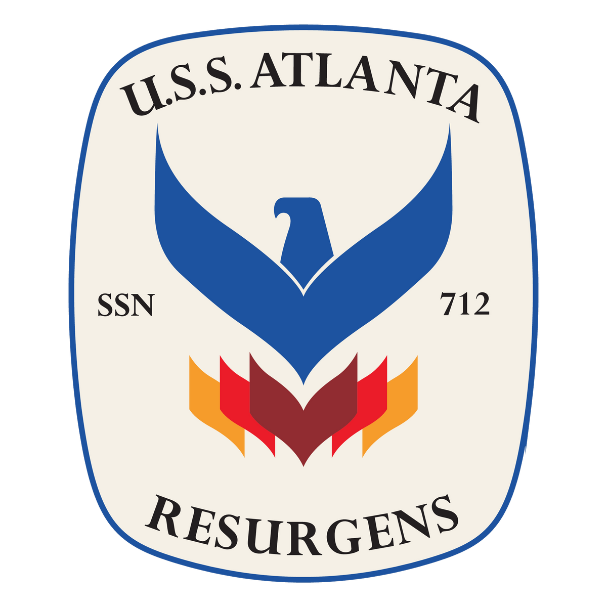 USS Atlanta (SSN-712) ship's crest