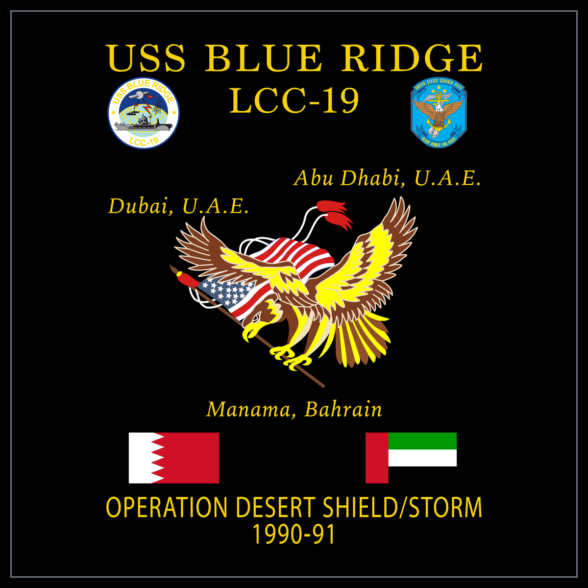 USS Blue Ridge LCC-19 2016 cruise design