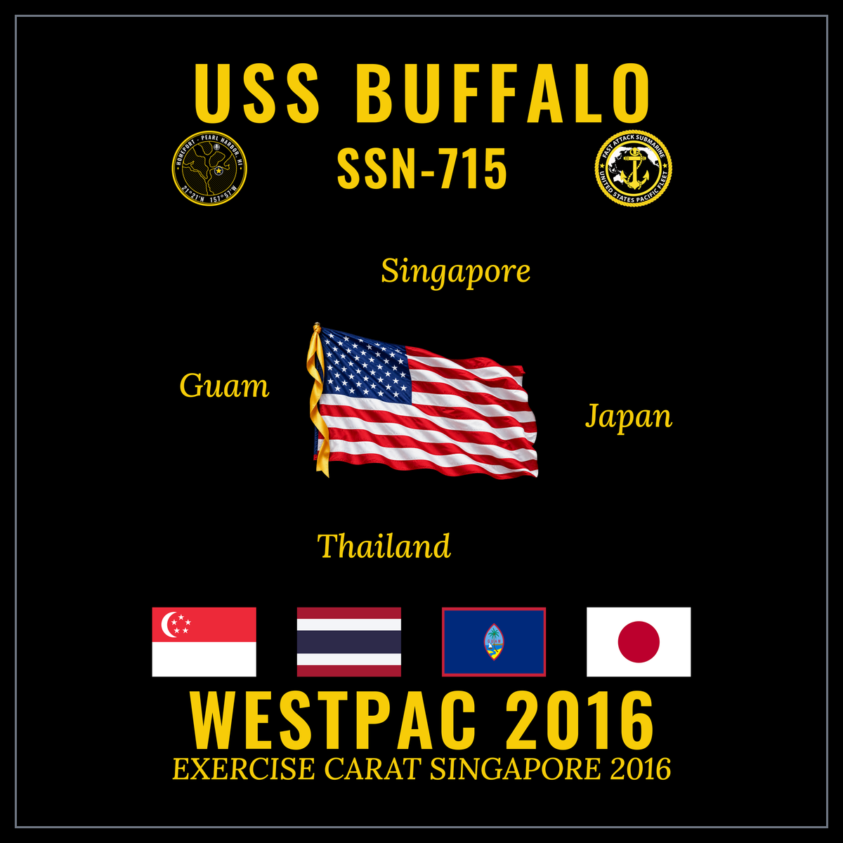 USS Buffalo (SSN-715) 2016 cruise design