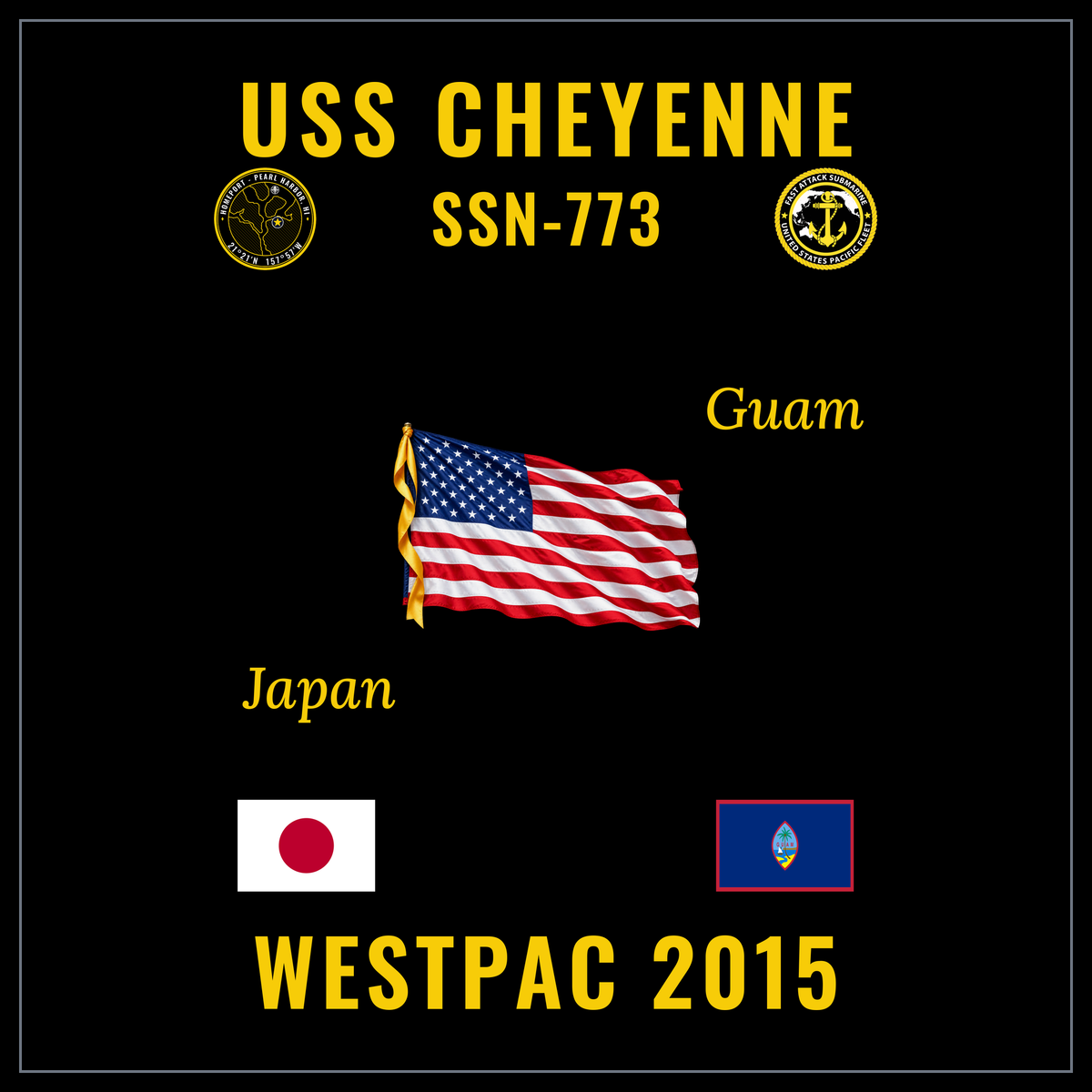 USS Cheyenne (SSN-773) 2015 cruise design