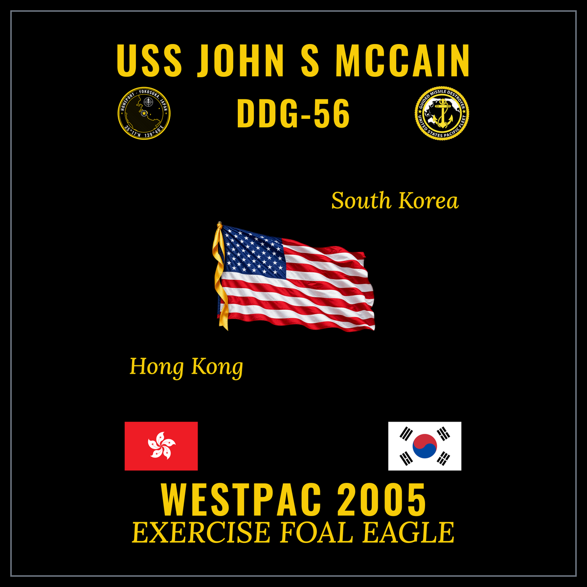 USS John S McCain (DDG-56) 2005 WestPac cruise design