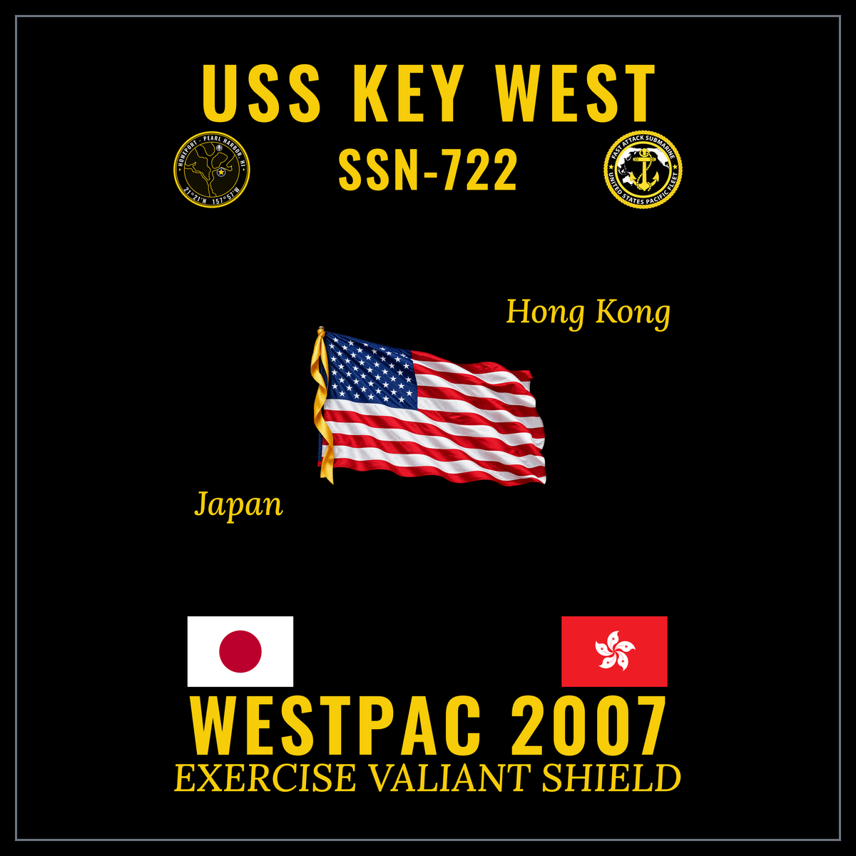 USS Key West (SSN-722) 2007 cruise design