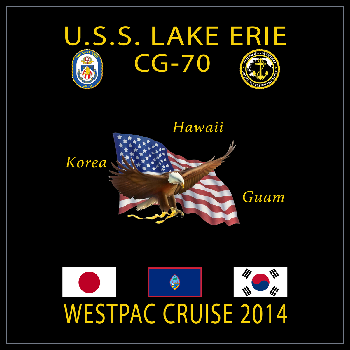 USS Lake Erie CG-70 2014 cruise design