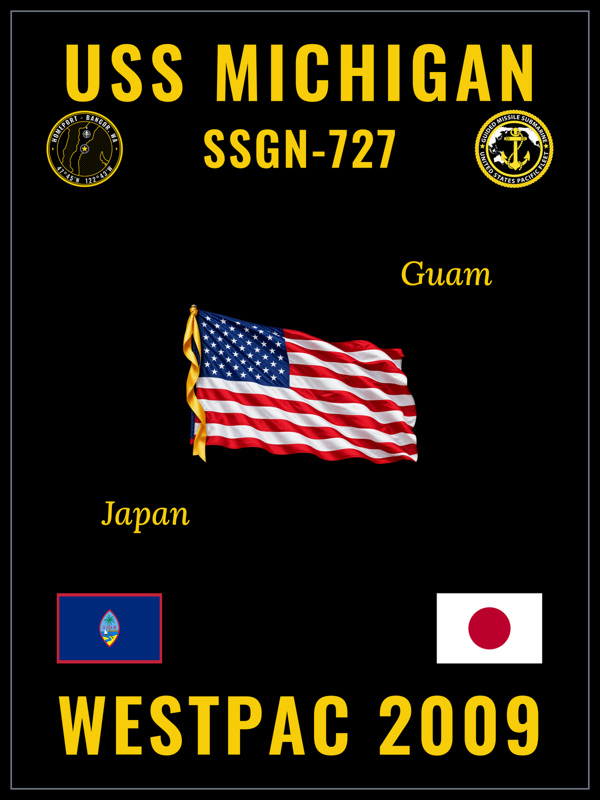USS Michigan (SSGN-727) 2009 cruise design
