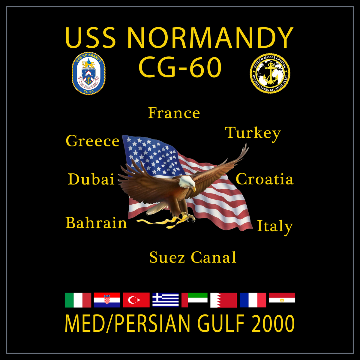 USS Normandy CG-60 2000 cruise design