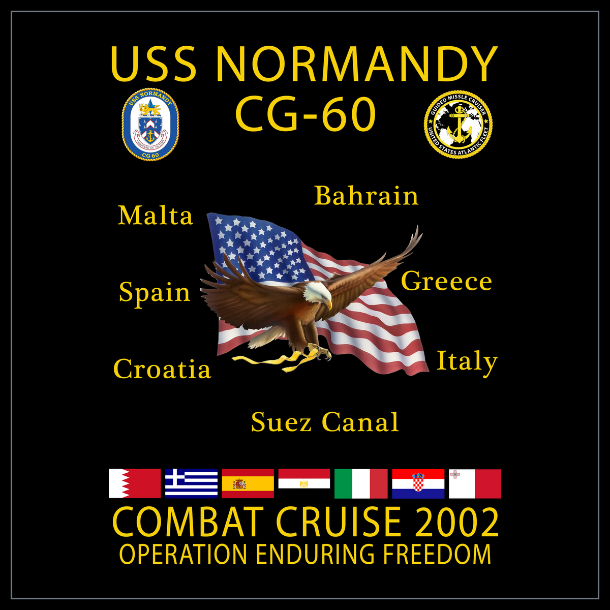 USS Normandy CG-60 2002 cruise design
