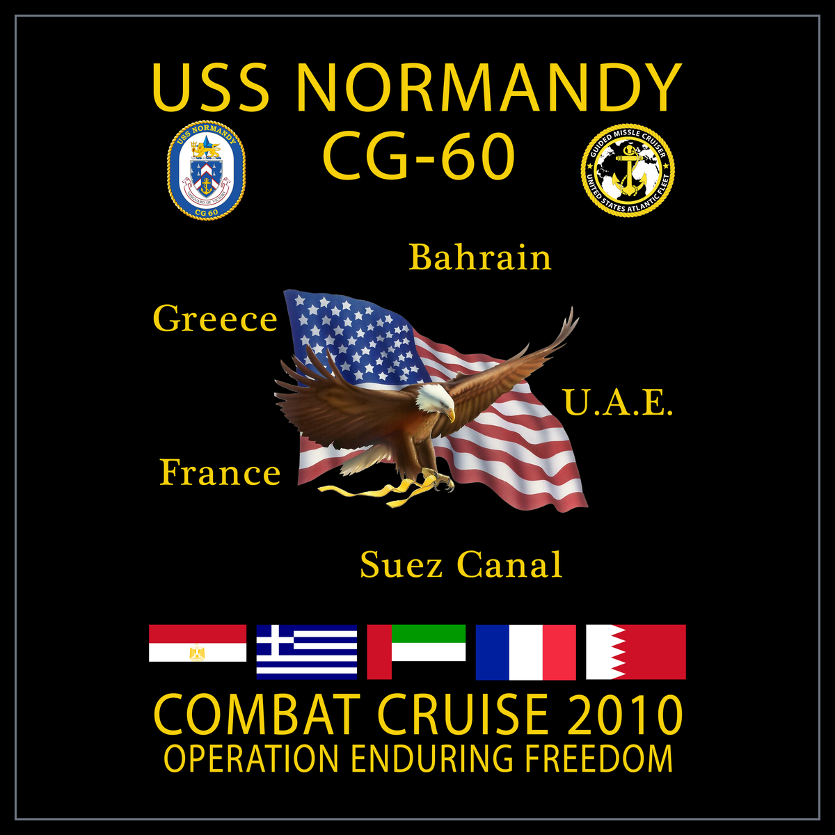 USS Normandy CG-60 2010 cruise design