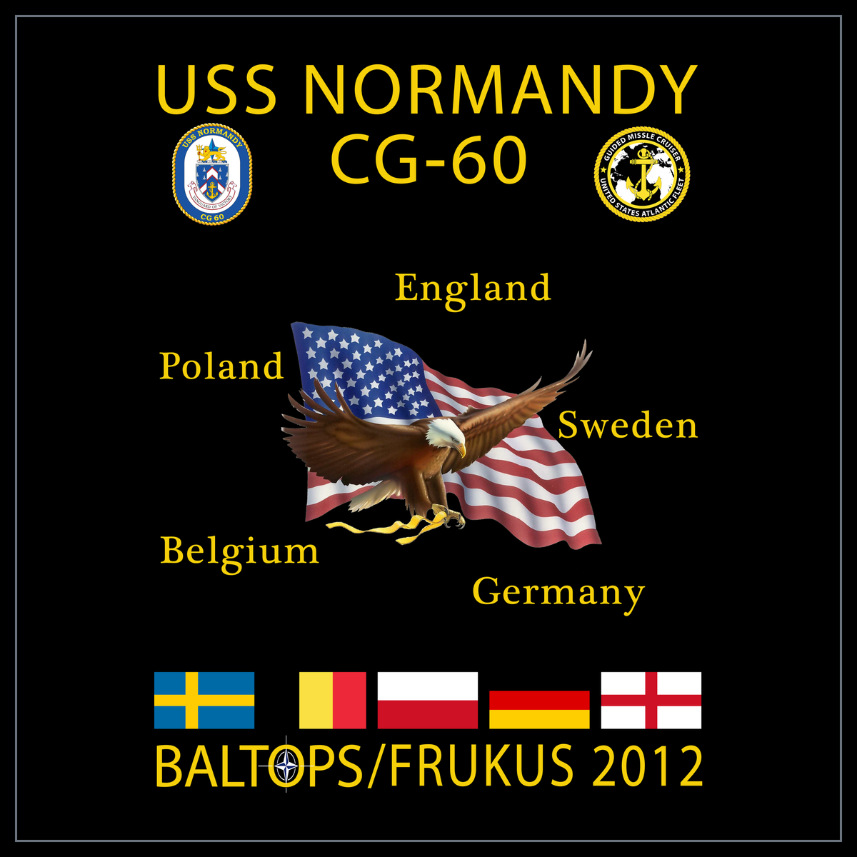 USS Normandy CG-60 2012 cruise design