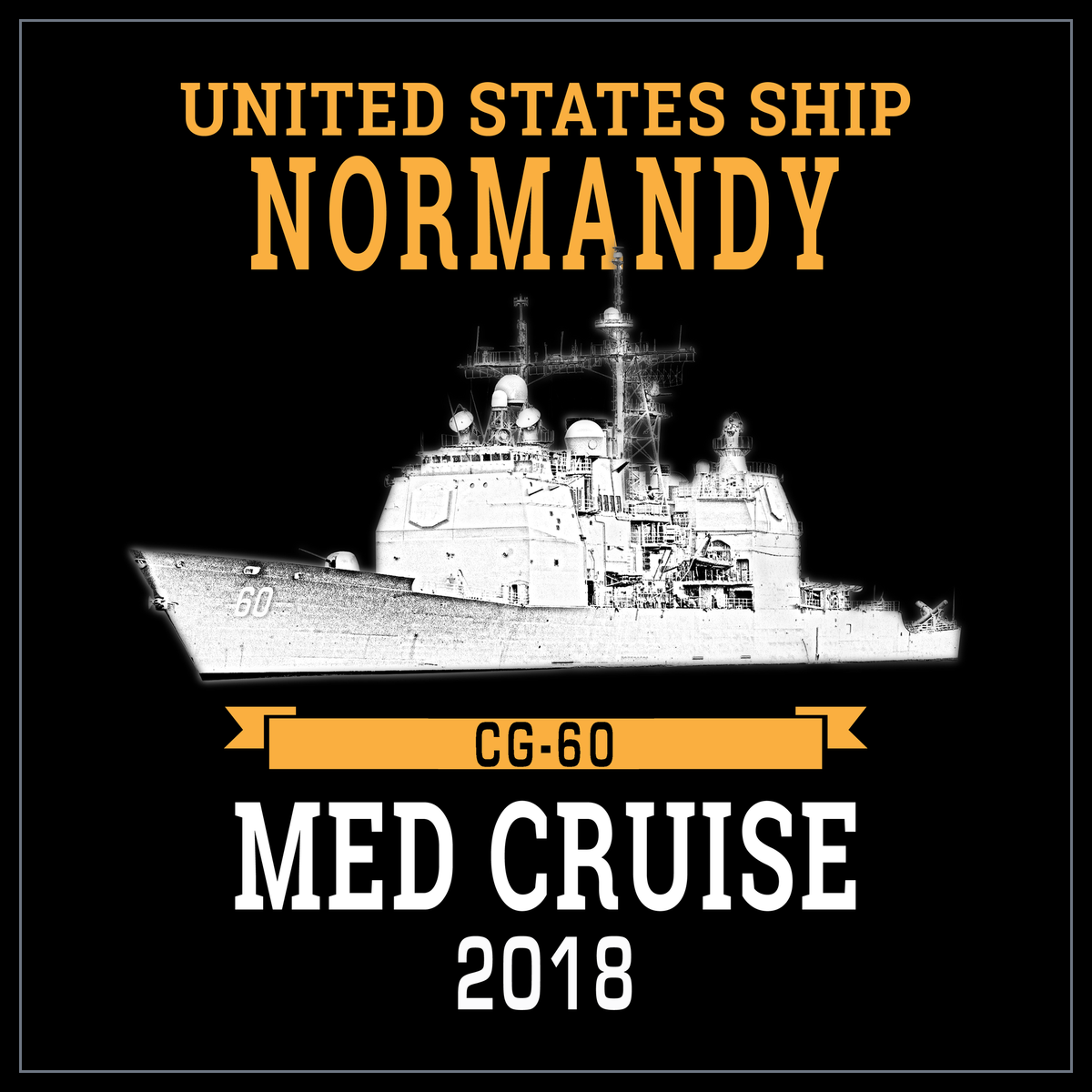 USS Normandy CG-60 2018 cruise design