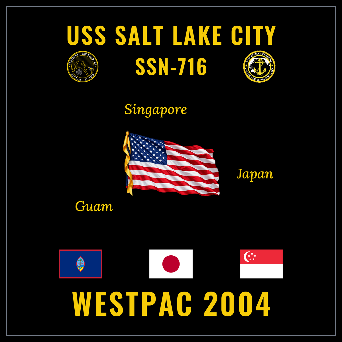 USS Salt Lake City (SSN-716) 2004 cruise design