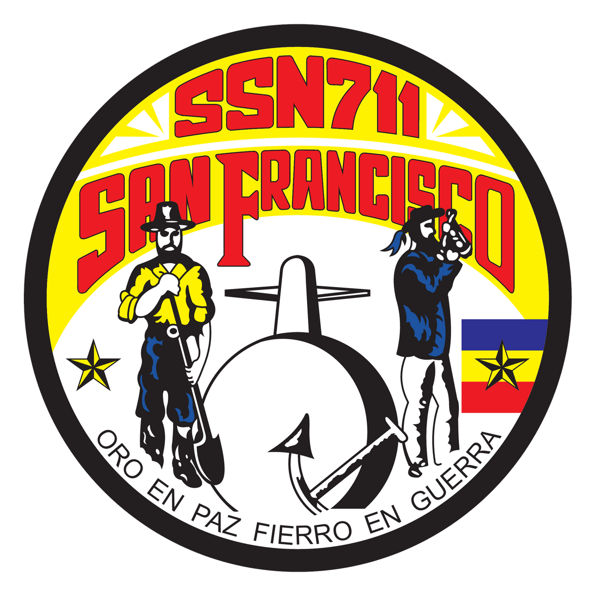 USS San Francisco (SSN-711) ship's crest