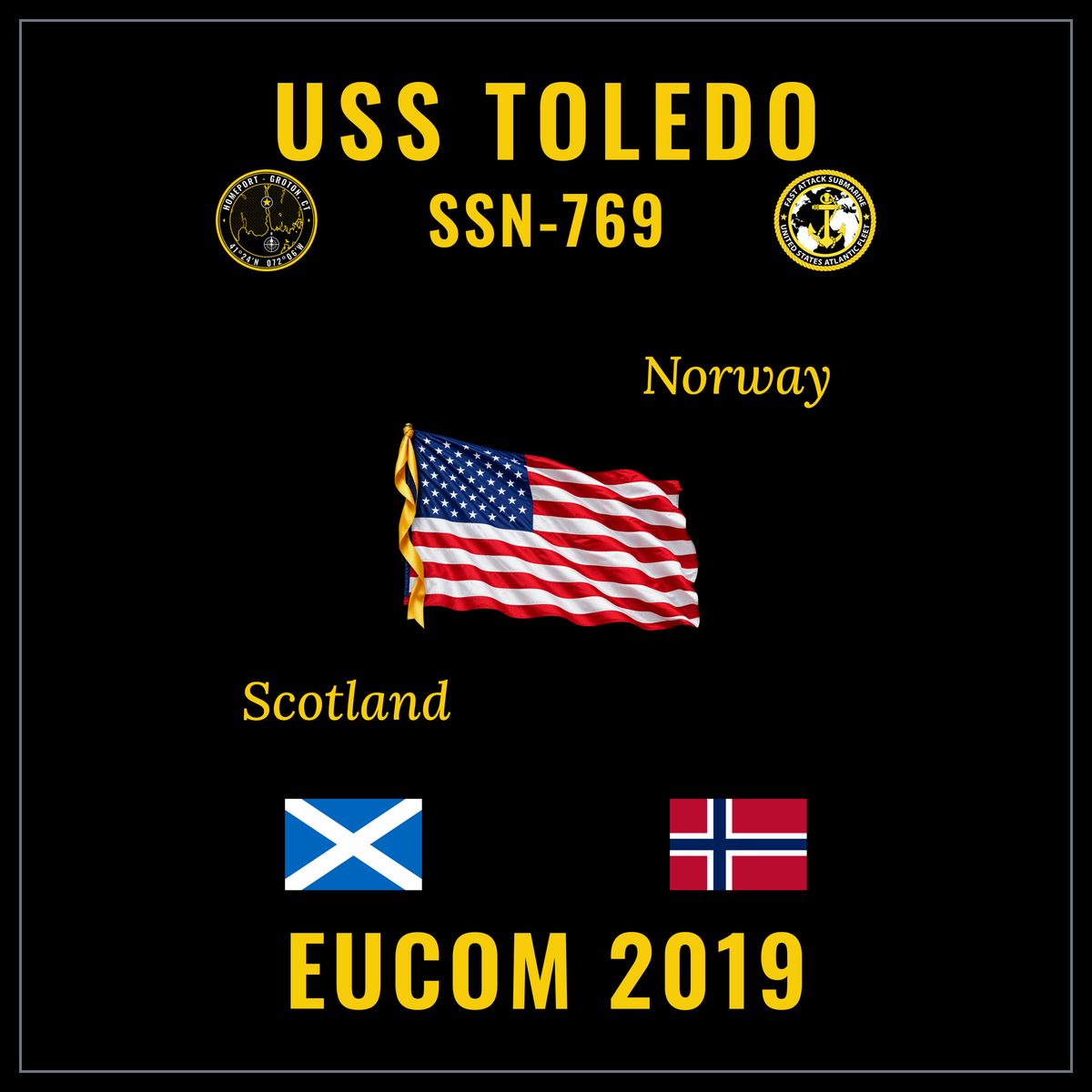 USS Toledo (SSN-769) 2019 cruise design