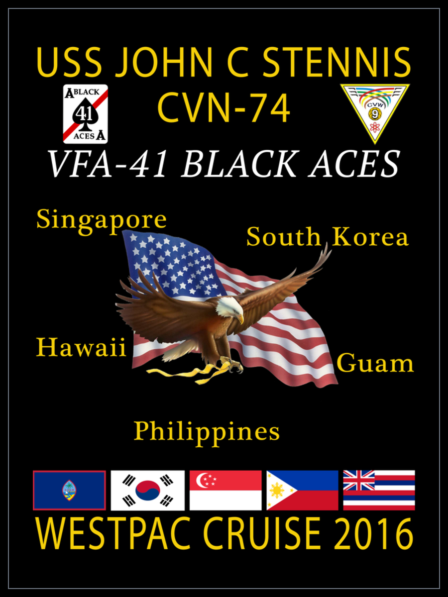 VFA-41 Black Aces 2016 cruise design