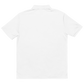 USS Midway (CV-41) Men's Adidas Performance Polo - Embroidered – back view, white