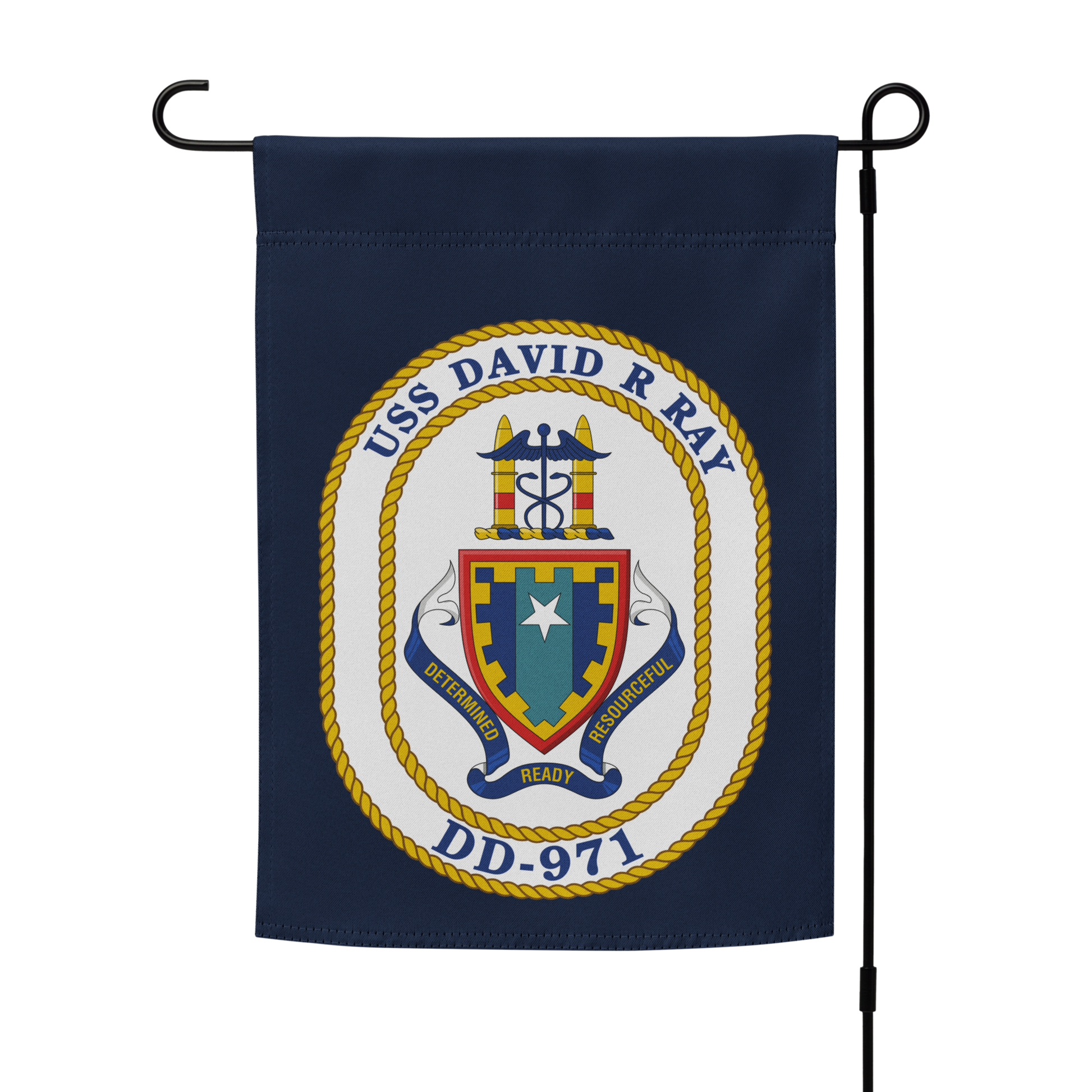 USS David R. Ray (DD-971) Garden Flag - Navy