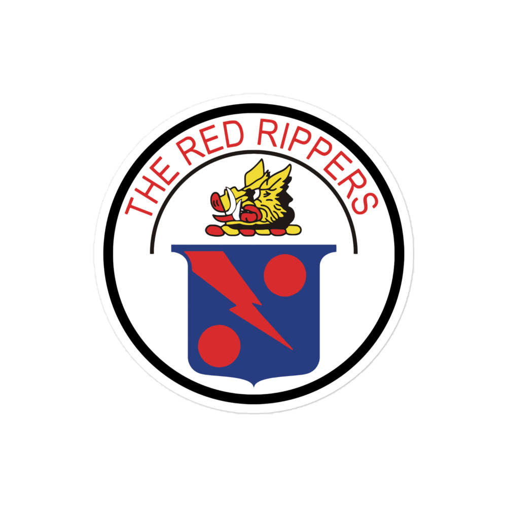 VF/VFA-11 Red Rippers Squadron Crest Vinyl Sticker
