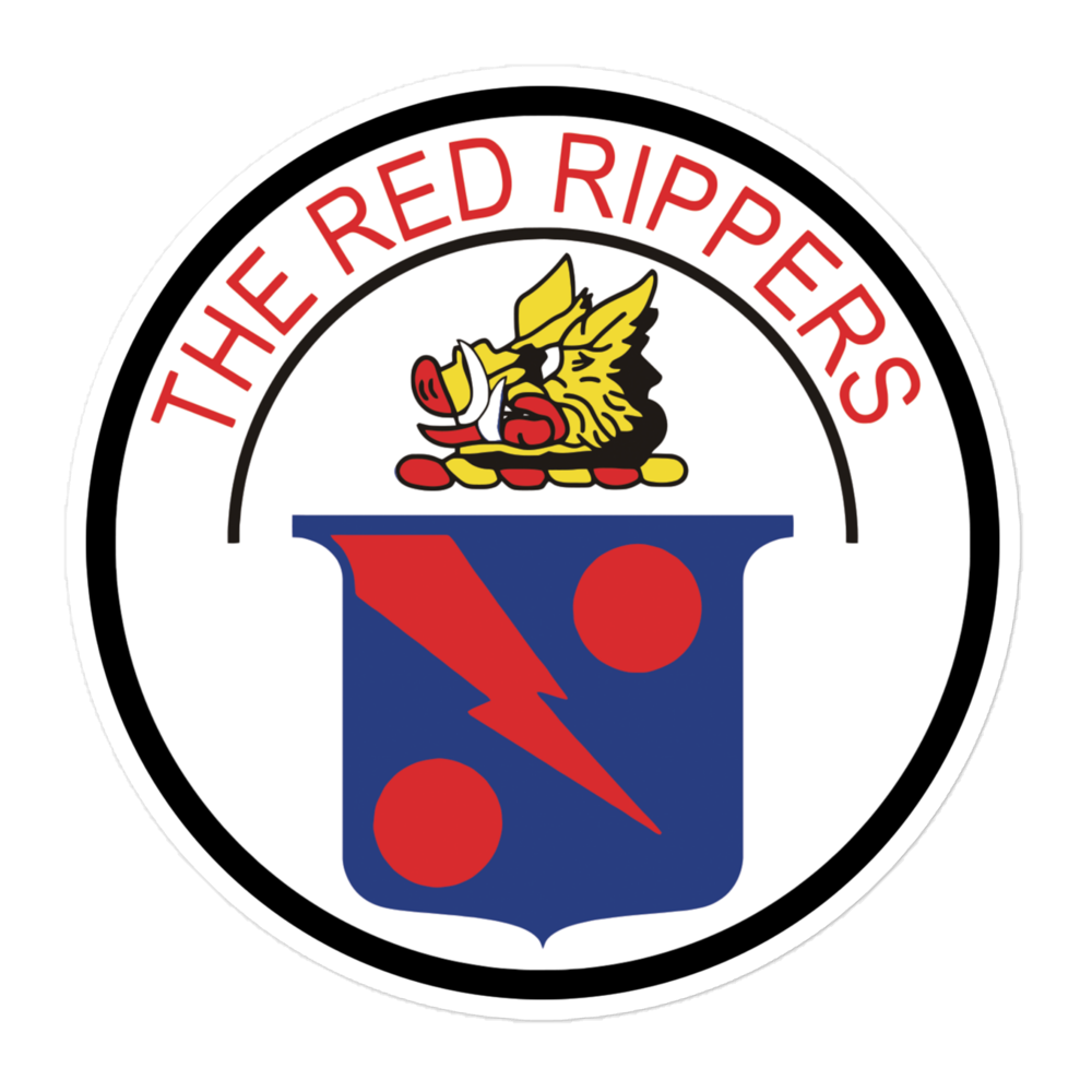 Vf Plus Sticker VF/VFA-11 Red Rippers Squadron Crest Vinyl Sticker