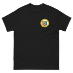 USS Peleliu (LHA-5) Ship's Crest T-Shirt – front view, black