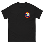 HSC-2 Fleet Angels Squadron Crest T-Shirt – front view, black