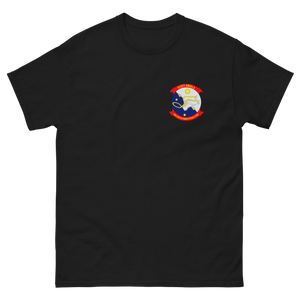 HSC-2 Fleet Angels Squadron Crest T-Shirt – front view, black