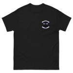 HSC-5 Nightdippers Squadron Crest Shirt – front view, black