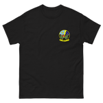 HSC-11 Dragonslayers Squadron Crest T-Shirt – front view, black