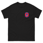 HSM-35 Magicians Squadron Crest T-Shirt – front view, black