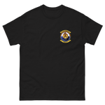 HSM-37 Easy Riders Squadron Crest T-Shirt – front view, black