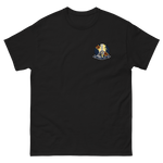 VAQ-136 Gauntlets Squadron Crest T-Shirt – front view, black