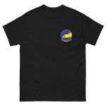 VAW-112 Golden Hawks Squadron Crest T-Shirt – front view, black