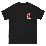 VFA-22 Fighting Redcocks Squadron Crest T-Shirt – front view, black