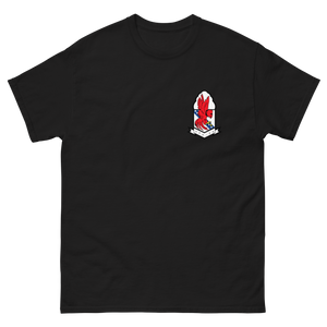 VFA-22 Fighting Redcocks Squadron Crest T-Shirt – front view, black