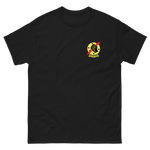 VFA-25 Fist of the Fleet Squadron Crest T-Shirt – front view, black