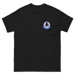 VFA-37 Ragin' Bulls Squadron Crest T-Shirt – front view, black