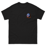 VFA-94 Mighty Shrikes Squadron Crest T-Shirt – front view, black