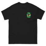 VFA-105 Gunslingers Squadron Crest T-Shirt – front view, black