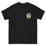 VFA-106 Gladiators Squadron Crest T-Shirt – front view, black