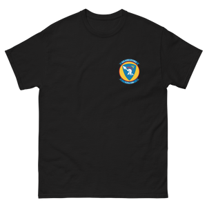 VFA-106 Gladiators Squadron Crest T-Shirt – front view, black